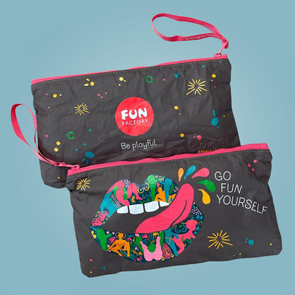 Fun Factory Manta Penis Vibrator + Toy Bag & Free Lube Bundle