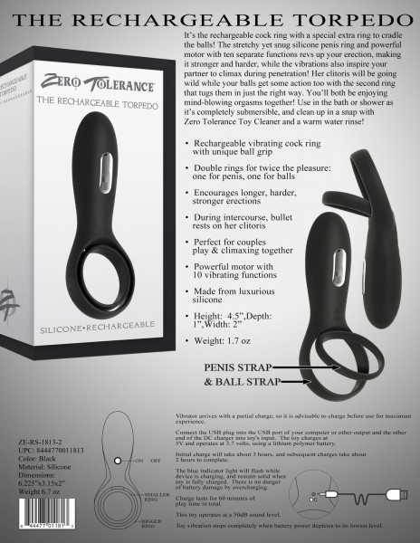 The Torpedo Vibrating Cock Ring