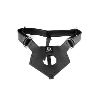 King Cock Play Hard Harness Black