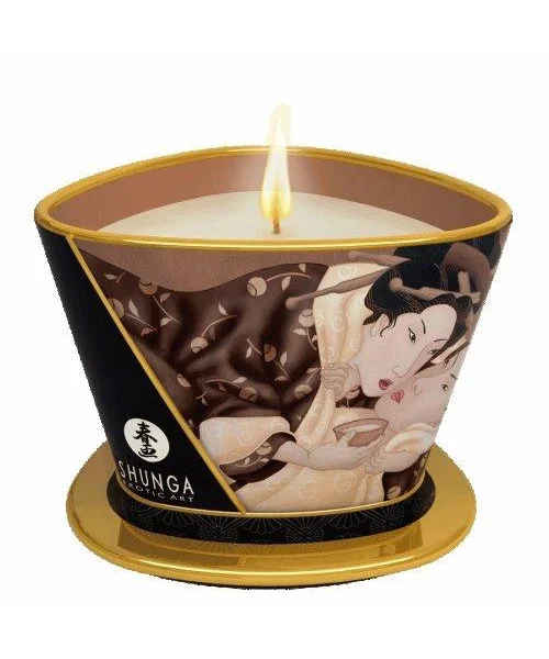 Shunga Massage Candle Intoxicating Chocolate 5.7oz
