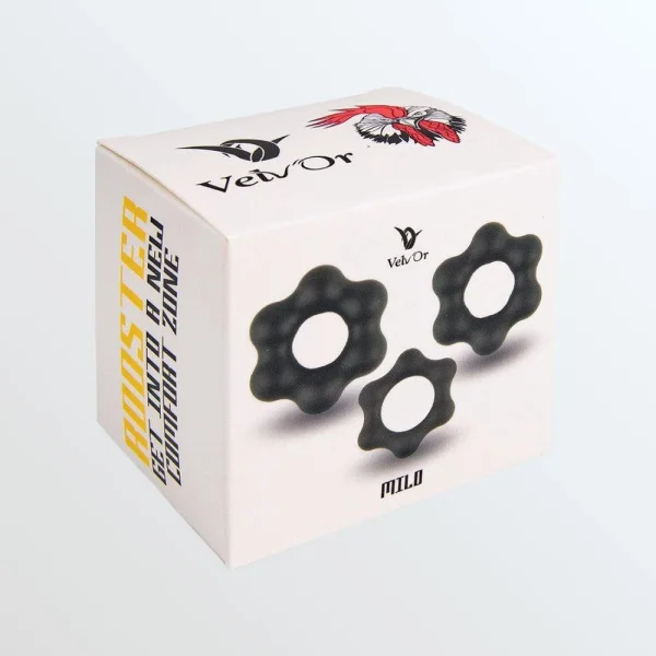 Velv'Or Rooster Milo Set of 3 Soft Silicone Cock Rings — image 11 of 11