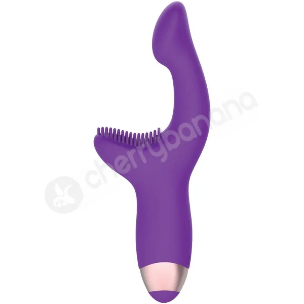 Adam & Eve Silicone Rechargeable Purple G-spot Pleaser Vibrator