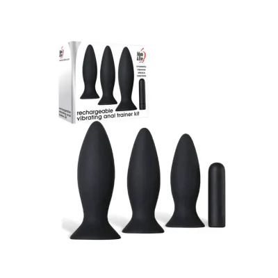 Adam and Eve Anal Training Kit with Rechargeable Bullet 4 Pce