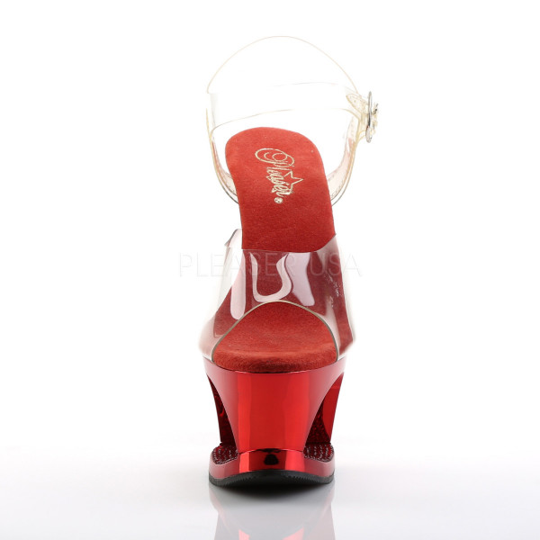 MOON-708DMCH - 7" Heel, 2 3/4" Cut-Out PF Ankle Strap Sandal — image 10 of 25