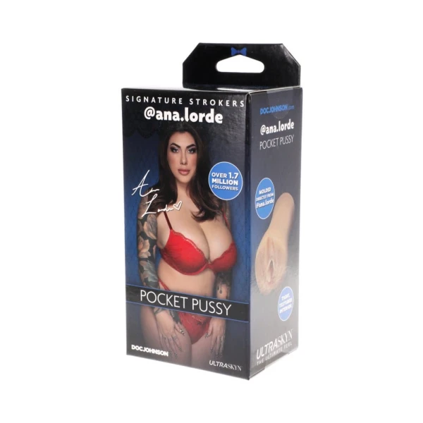 Signature Strokers - Girls Of Social Media - @ana.lorde - Ultraskyn Pocket Pussy Vanilla — image 13 of 14