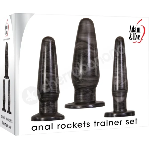 Anal Rockets Trainer 3 Piece Butt Plug Set