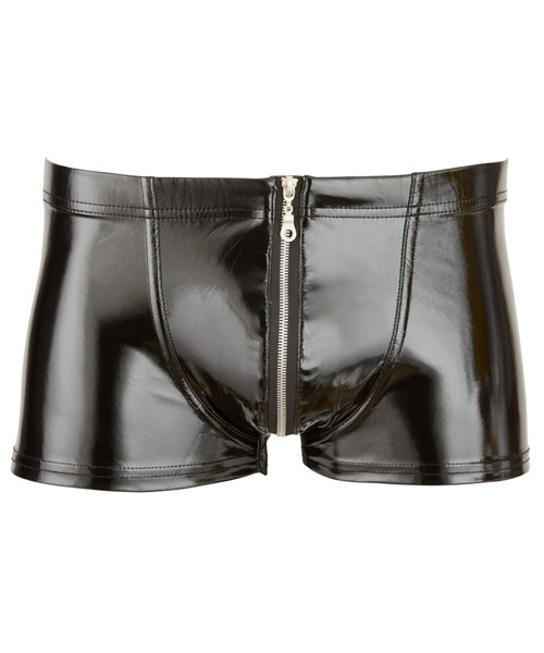 Men's Vinyl Pants With Zip - Small