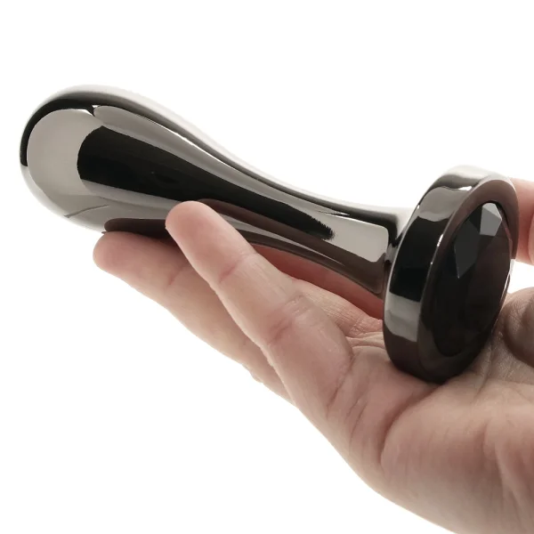 Gender X Black Pearl Aluminum Alloy Anal Plug