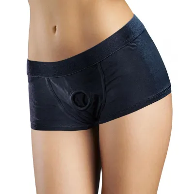Temptasia Harness Briefs Meduim Black