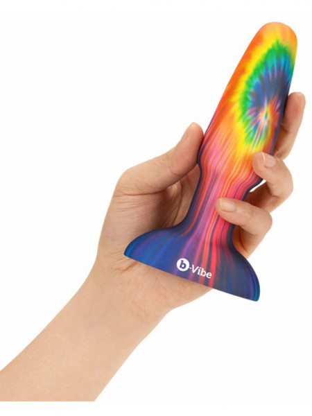 Peace & Love Tie Dye Rimming Plug - B Vibe
