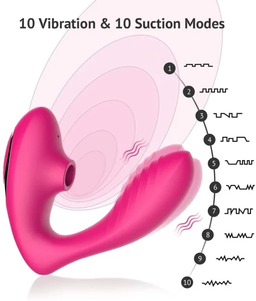 OG Clitoral Sucking Vibrator Pink - Pro 2 (Old SKU#30.80698) — image 6 of 11