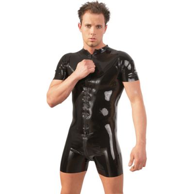 Men s Latex Playsuit Small