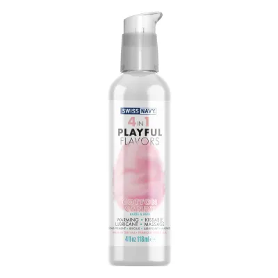 Swiss Navy 4 in 1 Playful Flavors Cotton Candy 4 Oz