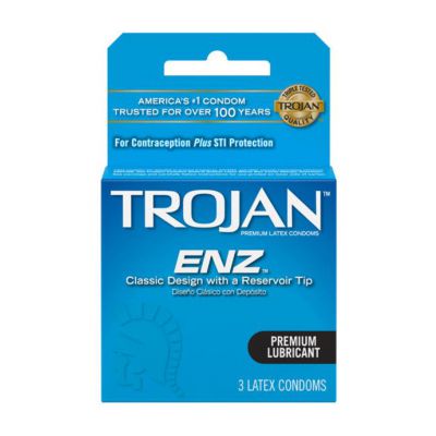 Trojan Enz Lubricated 3pk 3pk