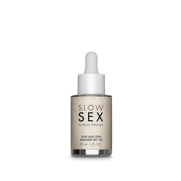 Slow Sex: Hair and Skin Shimmer Dry Oil