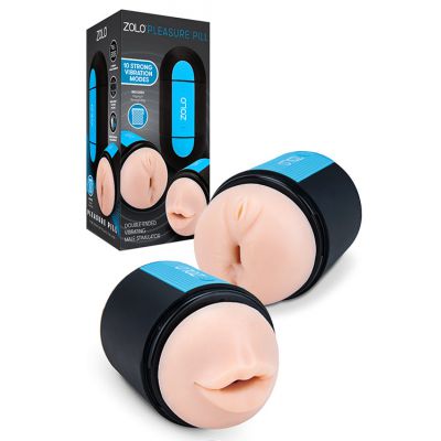 ZOLO Pleasure Pill Double Ended Masturbator