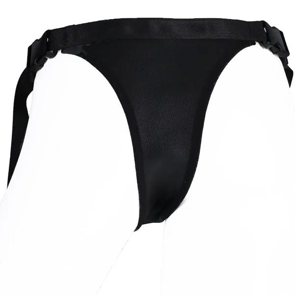 In A Bag Vegan Leather Harness & 5.25" Dong By Doc Johnson