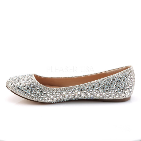 Round Toe Ballet Flat Embellished w/RS — image 7 of 8