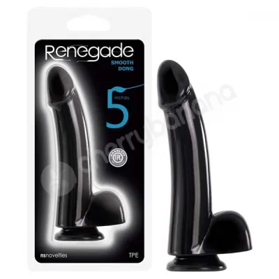 Renegade Black 5 Smooth Dong