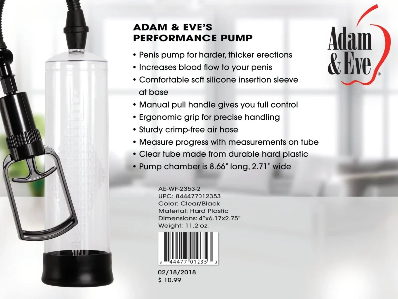 Adam & Eve's Performance Pump