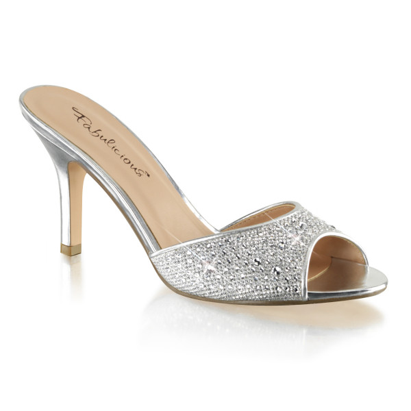 3 1/4 inches Heel, Slide Embellished w/RS
