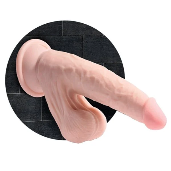 King Cock Plus 7” Cock with Swinging Balls