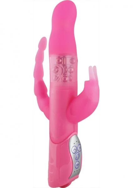 Eve's Triple Pleasure Rabbit Vibrator Pink — image 4 of 6