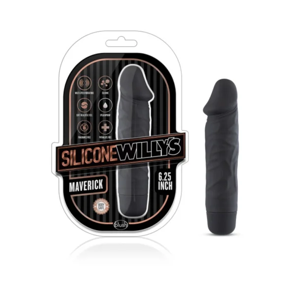 Silicone Willy's Maverick 6.25 inches Vibrating Dildo — image 6 of 9