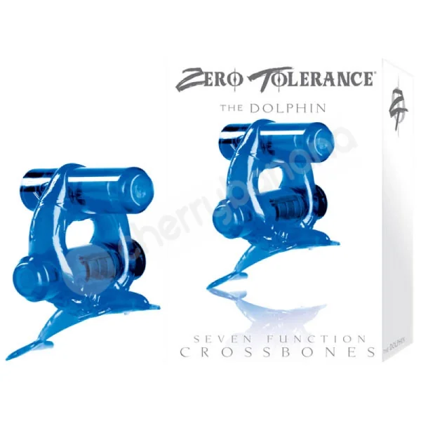 Crossbones The Dolphin Blue Cock Ring