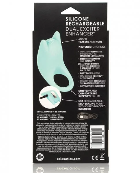 Silicone Rechargeable Dual Exciter Enhancer Ring — image 8 of 8