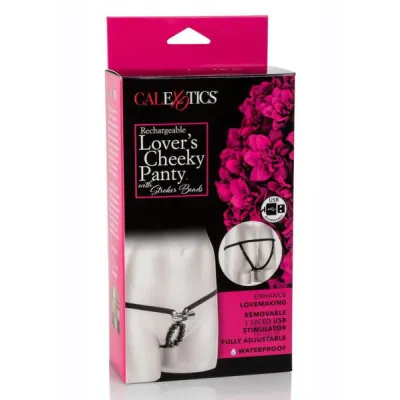 Rechargeable Lover s Cheeky Panty W Stroker Beads