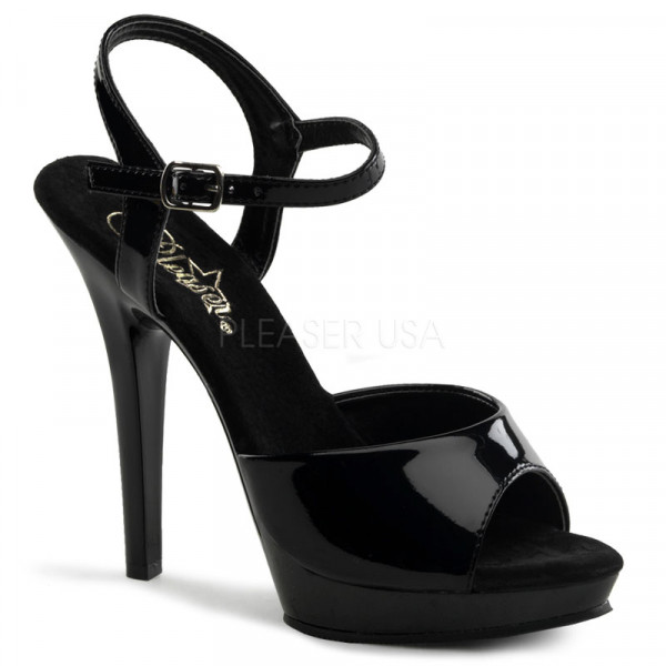 LIP-109 - 5" Stiletto Heel Ankle Strap Platform Sandal