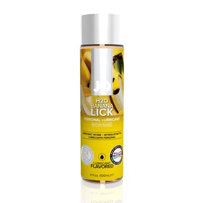 JO Banana Lick Water based Flavoured Lubricant 4 Oz 120ml