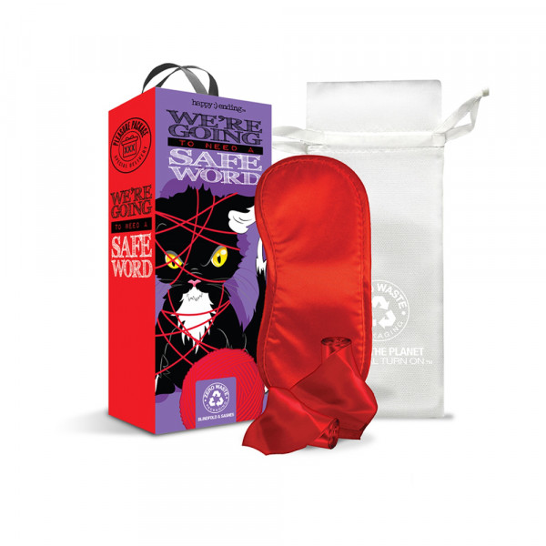 Pleasure Package We're Going To Need A Safe Word - Blindfold, Wrist, And Ankle Sashes
