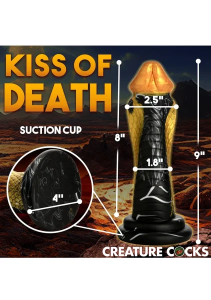 Creature Cocks - Golden Mamba Silicone Dildo