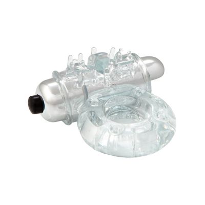 NU Sensuelle Bullet Ring 7 Function Clear