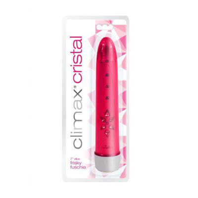 Climax Cristal 6X Vibe Frisky Fuchsia Rabbit Vibrator