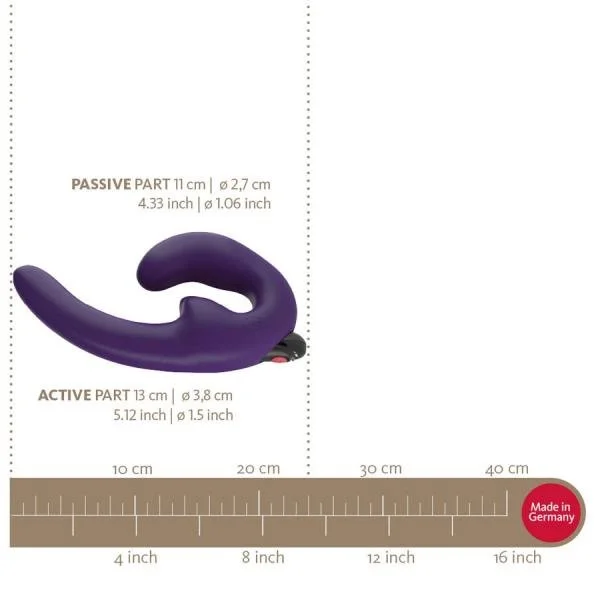 Fun Factory Sharevibe Vibrating Wearable Dildo - Pink — image 8 of 8