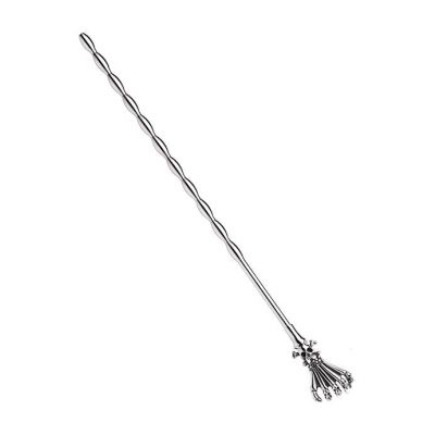 Kink Range Stainless Steel Crown Head Wand Penis Plug 5 9 Inch Silver