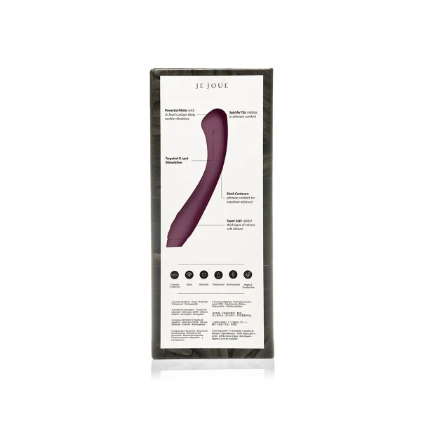 Je Joue Juno Waterproof Rechargeable Silicone G-Spot Vibrator -  Fuchsia
