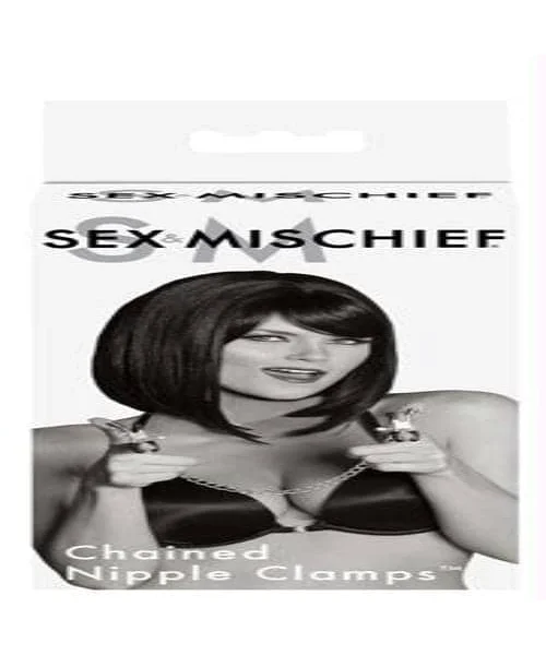 Sex And Mischief Chained Nipple Clamps