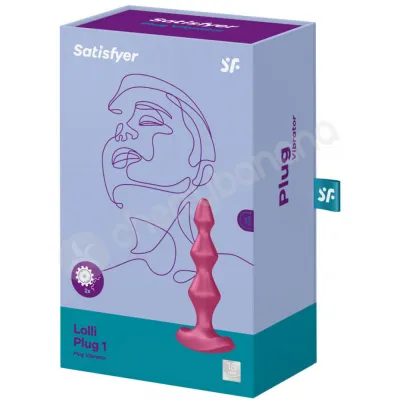 Satisfyer Lolli Plug 1 Red 5 7 Vibrating Silicone Anal Beads