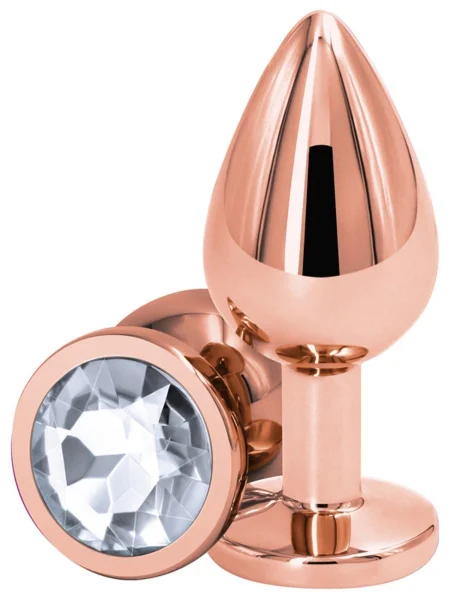 Rear Assets Rose Gold Medium BUTT PLUG