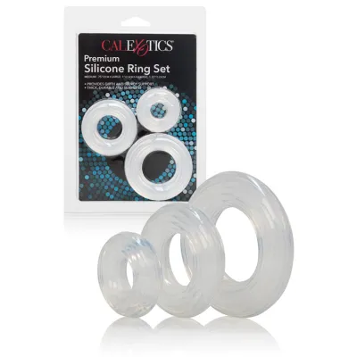 California Exotic 3 Piece Premium Silicone Cock Ring Set