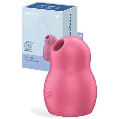 Satisfyer Pro To Go 1 Clitoral Stimulator with Double Air Pulse Tech Vibration
