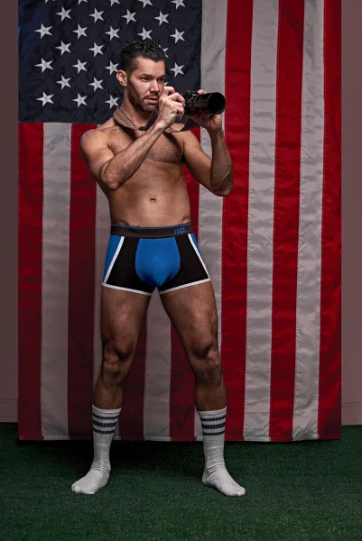 Men's Lingerie - Retro Sport Panel Short - Medium