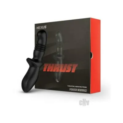 Anal Dildos Nexus Thrust 3 Speed Thrusting Probe Black