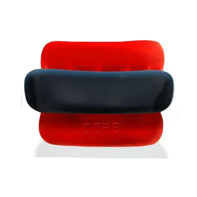 Extreme Bondage Gear Oxballs Ultracore Core Ballstretcher With Axis Ring Red Ice