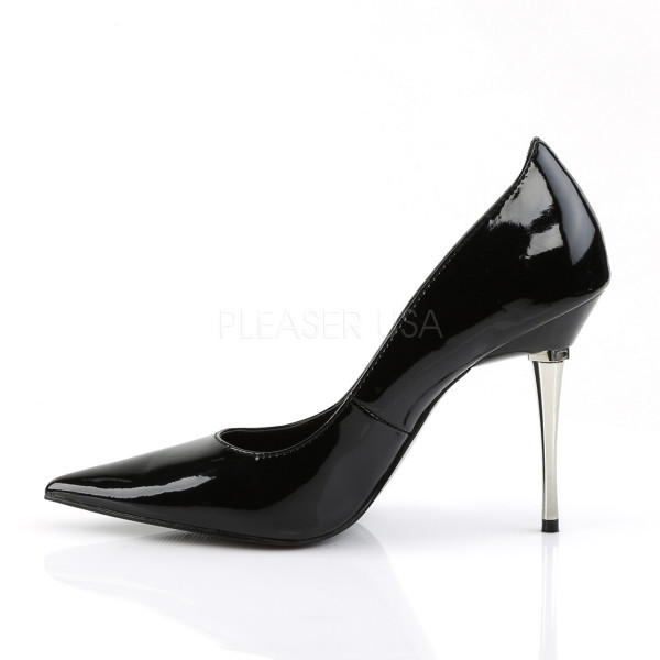 4 inches Metal Stiletto Heel Pointed Toe Pump — image 23 of 24