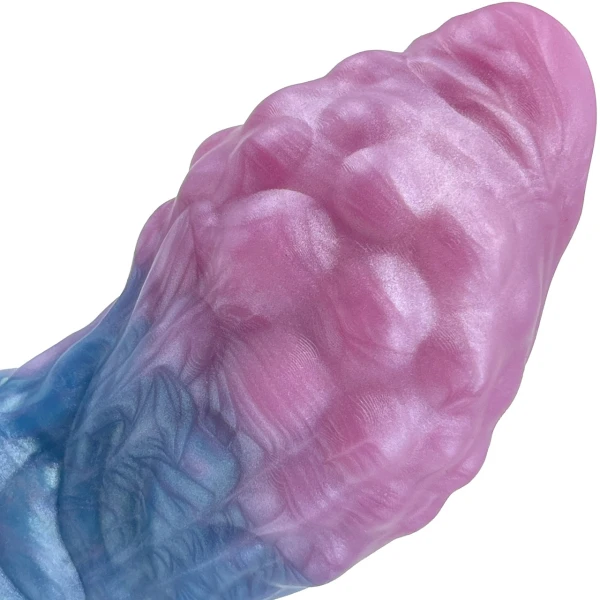 Uncover Creations The Geeyem 7.75" Silicone Fantasy Dildo - Twilight